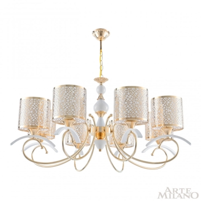 Люстру 309787/8 Wh/Gd ★ Arte Milano — купить в интернет магазине ЛЮСТРАВИК☀