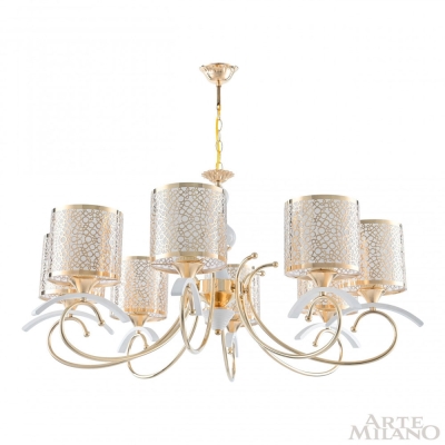 Люстру 309787/8 Wh/Gd ★ Arte Milano — купить в интернет магазине ЛЮСТРАВИК☀