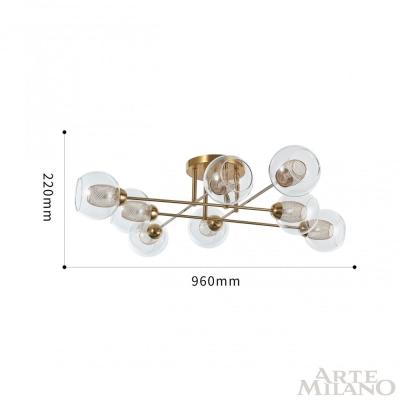 Люстру 272880/8 GD ★ Arte Milano — купить в интернет магазине ЛЮСТРАВИК☀