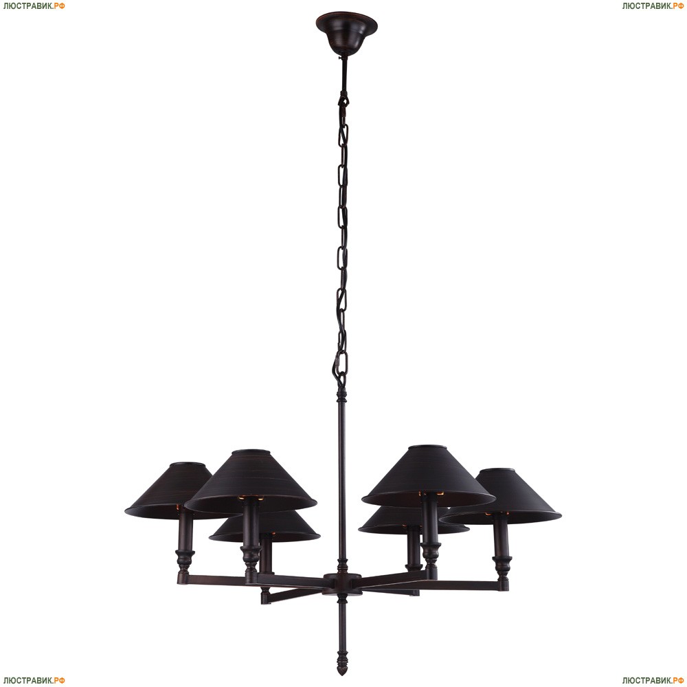 Люстра A2398LM-6BA ★Arte Lamp, Черный► — Купить▼