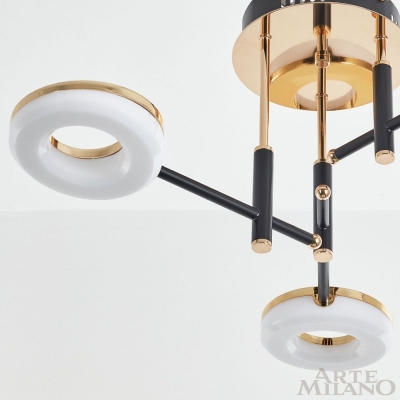 Люстру 272999/3 BK/GD ★ Arte Milano — купить в интернет магазине ЛЮСТРАВИК☀