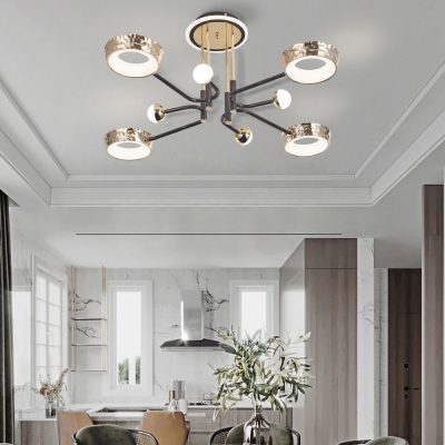 Люстру 273210/8 BK/GD ★ Arte Milano — купить в интернет магазине ЛЮСТРАВИК☀
