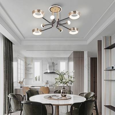 Люстру 273210/8 BK/GD ★ Arte Milano — купить в интернет магазине ЛЮСТРАВИК☀