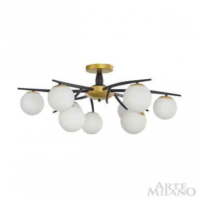 Люстру 273408/9 BK/GD ★ Arte Milano — купить в интернет магазине ЛЮСТРАВИК☀