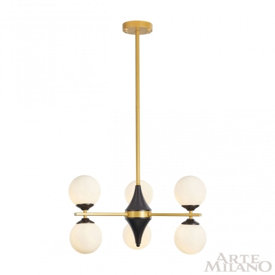 Люстру 271580/6 BK/GD ★ Arte Milano — купить в интернет магазине ЛЮСТРАВИК☀