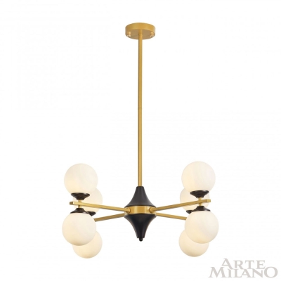 Люстру 271580/8 BK/GD ★ Arte Milano — купить в интернет магазине ЛЮСТРАВИК☀