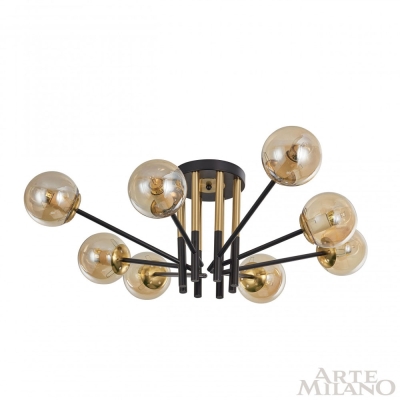 Люстру 273708/8 BK/GD ★ Arte Milano — купить в интернет магазине ЛЮСТРАВИК☀