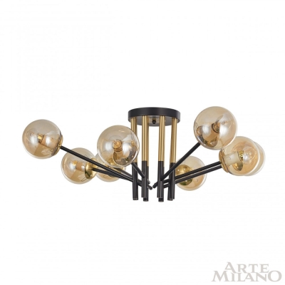 Люстру 273708/8 BK/GD ★ Arte Milano — купить в интернет магазине ЛЮСТРАВИК☀