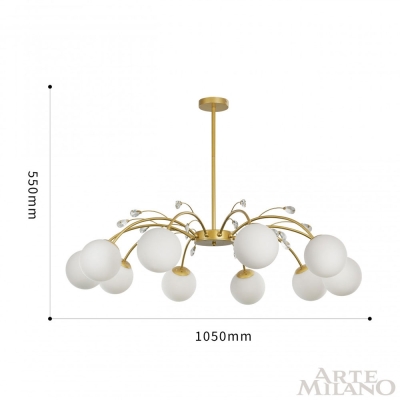 Люстру 273802/10 GD ★ Arte Milano — купить в интернет магазине ЛЮСТРАВИК☀