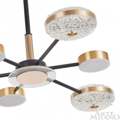 Люстру 272069/6 BK/GD ★ Arte Milano — купить в интернет магазине ЛЮСТРАВИК☀