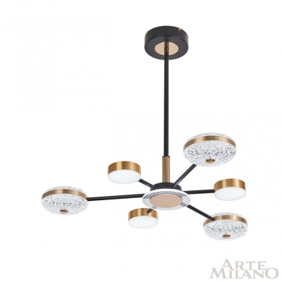 Люстру 272069/6 BK/GD ★ Arte Milano — купить в интернет магазине ЛЮСТРАВИК☀