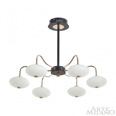 Люстру 273908/6 BK/GD ★ Arte Milano — купить в интернет магазине ЛЮСТРАВИК☀