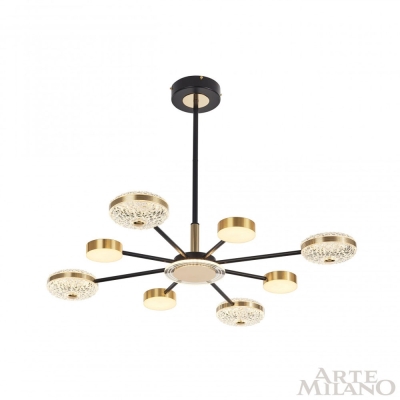 Люстру 272069/8 BK/GD ★ Arte Milano — купить в интернет магазине ЛЮСТРАВИК☀