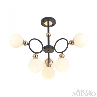 Люстру 274307/6 BK/GD ★ Arte Milano — купить в интернет магазине ЛЮСТРАВИК☀