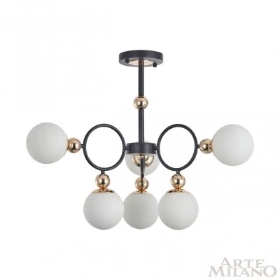 Люстру 274307/6 BK/GD ★ Arte Milano — купить в интернет магазине ЛЮСТРАВИК☀