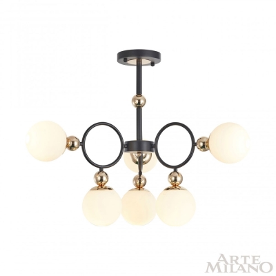 Люстру 274307/6 BK/GD ★ Arte Milano — купить в интернет магазине ЛЮСТРАВИК☀