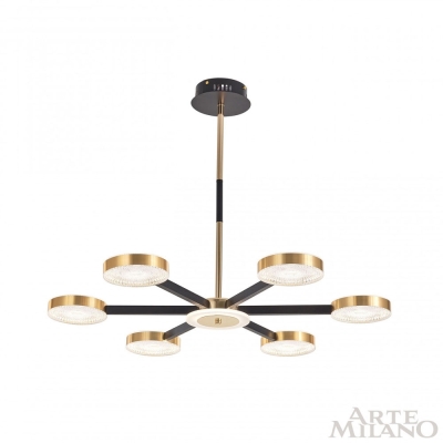 Люстру 272079/6 BK/GD ★ Arte Milano — купить в интернет магазине ЛЮСТРАВИК☀