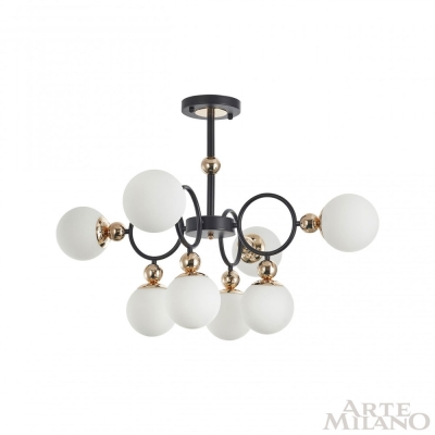 Люстру 274307/8 BK/GD ★ Arte Milano — купить в интернет магазине ЛЮСТРАВИК☀