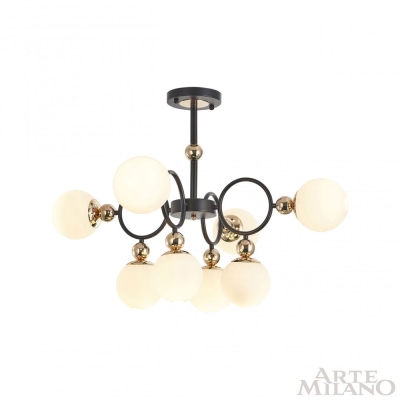 Люстру 274307/8 BK/GD ★ Arte Milano — купить в интернет магазине ЛЮСТРАВИК☀