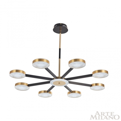 Люстру 272079/8 BK/GD ★ Arte Milano — купить в интернет магазине ЛЮСТРАВИК☀