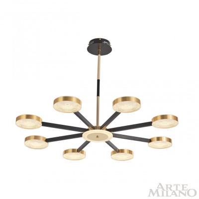 Люстру 272079/8 BK/GD ★ Arte Milano — купить в интернет магазине ЛЮСТРАВИК☀