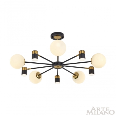 Люстру 274802/10 BK/GD ★ Arte Milano — купить в интернет магазине ЛЮСТРАВИК☀