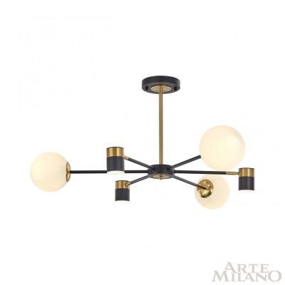 Люстру 274802/6 BK/GD ★ Arte Milano — купить в интернет магазине ЛЮСТРАВИК☀