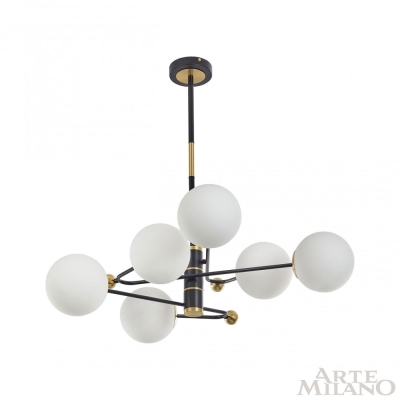 Люстру 272708/6 BK/GD ★ Arte Milano — купить в интернет магазине ЛЮСТРАВИК☀