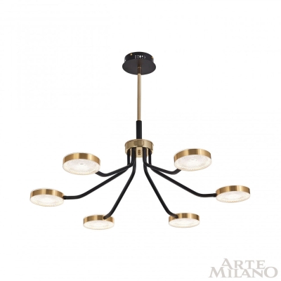 Люстру 276079/6 BK/GD ★ Arte Milano — купить в интернет магазине ЛЮСТРАВИК☀