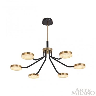 Люстру 276079/6 BK/GD ★ Arte Milano — купить в интернет магазине ЛЮСТРАВИК☀