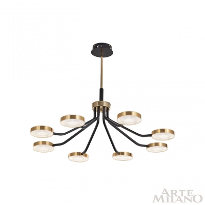 Люстру 276079/8 BK/GD ★ Arte Milano — купить в интернет магазине ЛЮСТРАВИК☀
