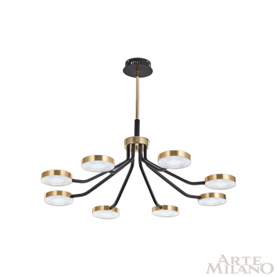 Люстру 276079/8 BK/GD ★ Arte Milano — купить в интернет магазине ЛЮСТРАВИК☀