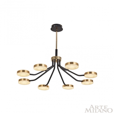 Люстру 276079/8 BK/GD ★ Arte Milano — купить в интернет магазине ЛЮСТРАВИК☀