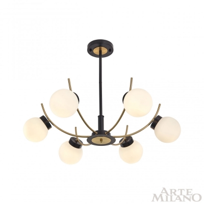 Люстру 276169/6 BK/GD ★ Arte Milano — купить в интернет магазине ЛЮСТРАВИК☀