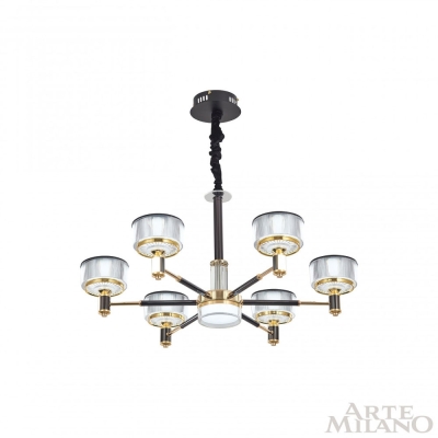 Люстру 276210/6 BK/GD ★ Arte Milano — купить в интернет магазине ЛЮСТРАВИК☀