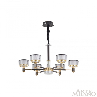 Люстру 276210/6 BK/GD ★ Arte Milano — купить в интернет магазине ЛЮСТРАВИК☀