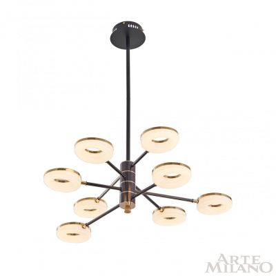 Люстру 276699/8 BK/GD ★ Arte Milano — купить в интернет магазине ЛЮСТРАВИК☀