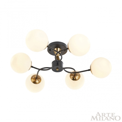 Люстру 276808/6 BK/GD ★ Arte Milano — купить в интернет магазине ЛЮСТРАВИК☀