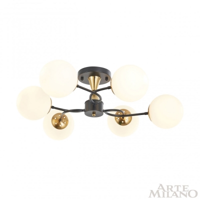 Люстру 276808/6 BK/GD ★ Arte Milano — купить в интернет магазине ЛЮСТРАВИК☀