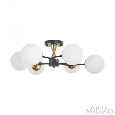 Люстру 276808/6 BK/GD ★ Arte Milano — купить в интернет магазине ЛЮСТРАВИК☀