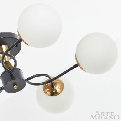 Люстру 276808/6 BK/GD ★ Arte Milano — купить в интернет магазине ЛЮСТРАВИК☀