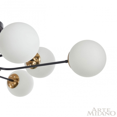 Люстру 276808/8 BK/GD ★ Arte Milano — купить в интернет магазине ЛЮСТРАВИК☀
