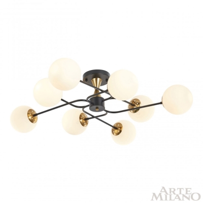 Люстру 276808/8 BK/GD ★ Arte Milano — купить в интернет магазине ЛЮСТРАВИК☀