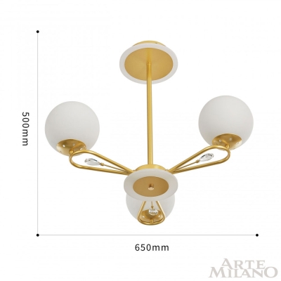 Люстру 277138/3 GD ★ Arte Milano — купить в интернет магазине ЛЮСТРАВИК☀