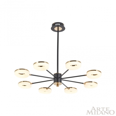 Люстру 277499/8 BK/GD ★ Arte Milano — купить в интернет магазине ЛЮСТРАВИК☀
