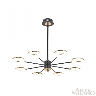 Люстру 277499/8 BK/GD ★ Arte Milano — купить в интернет магазине ЛЮСТРАВИК☀