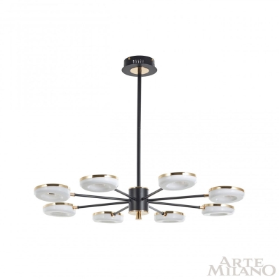 Люстру 277499/8 BK/GD ★ Arte Milano — купить в интернет магазине ЛЮСТРАВИК☀