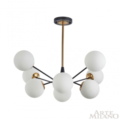 Люстру 279808/8 BK/GD ★ Arte Milano — купить в интернет магазине ЛЮСТРАВИК☀