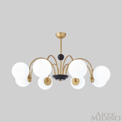 Люстру 312066/D940/8 BS/BK ★ Arte Milano — купить в интернет магазине ЛЮСТРАВИК☀