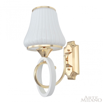Бра 302387/1W Wh/Gd ★ Arte Milano — купить в интернет магазине ЛЮСТРАВИК☀
